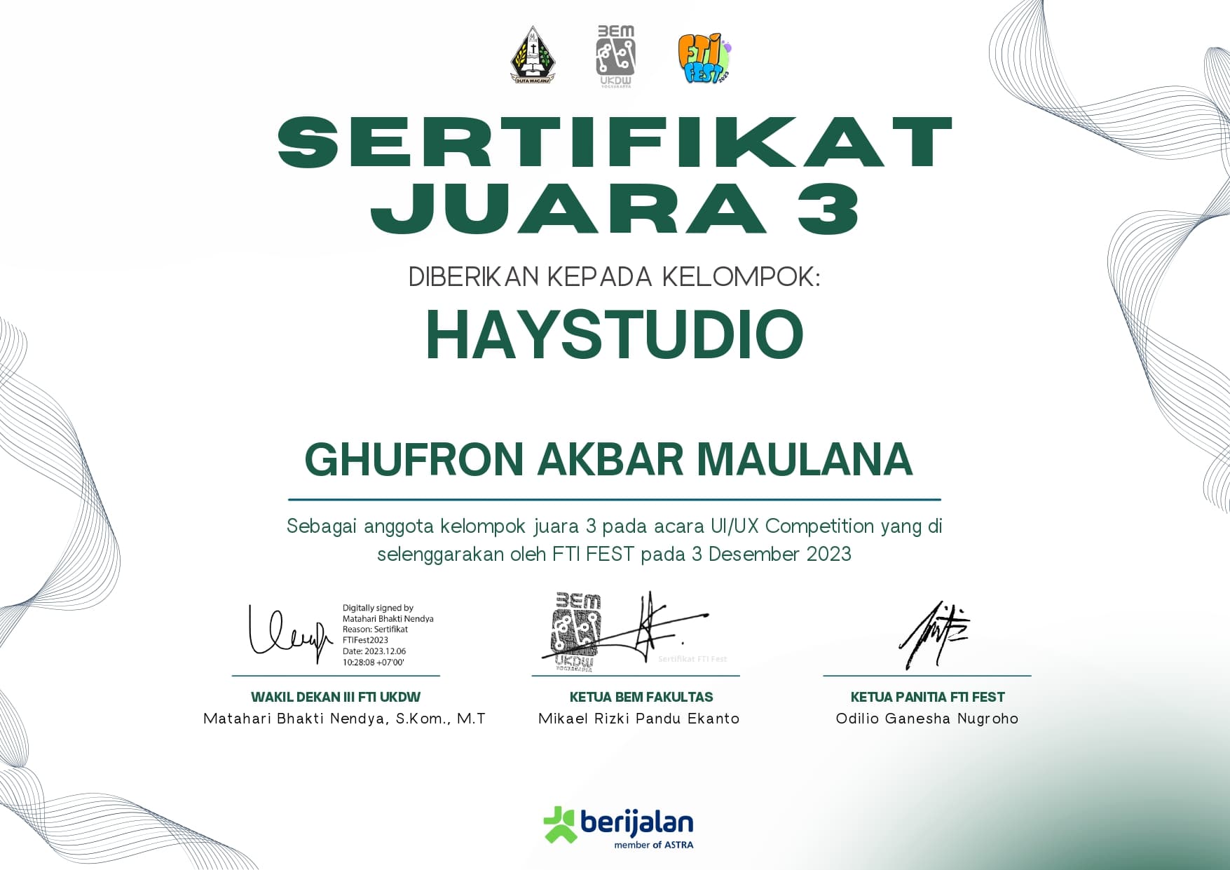 Redesign Website Astra Berijalan: UI/UX Competition